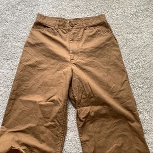 Community aritzia cropped wide leg pants!